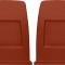 OER 1971-78 Camaro, Firebird, 1973-79 Nova, X-Body, 1971-80 H-Body, Bucket Seat Back Panels, Pair, Red K7102