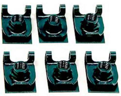 OER 1967-81 6 Piece Spring Eye Bracket Nut Kit *K3613