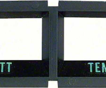 OER 1968-76 Console Battery/Temperature Gauge Bezel 6480881