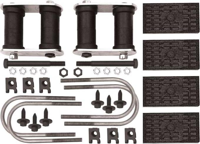 OER 1967-74 Multi-Leaf Rear Leaf Spring Installation Kit - w/o Sway Bar - Various Models R363