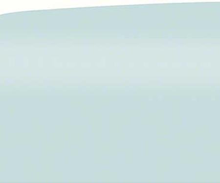1973-74 Nova, Apollo, Omega, Ventura, Front Door Window Glass, 2 Door, Coupe & Hatchback, Light Green Tint, LH Driver Side