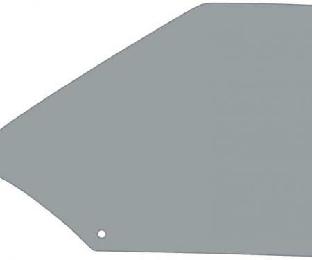 OER 1968-72 Chevy II / Nova 2 Door Coupe Quarter Window Glass Smoke Gray Tinted - RH NR712Y