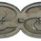 OER 1973-74 Chevrolet Nova, "SS" Front Grill Emblem, with Hardware, GM Licensed 6258813