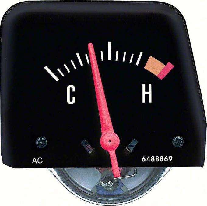 OER 1968-76 Black Console Temperature Gauge 6489896