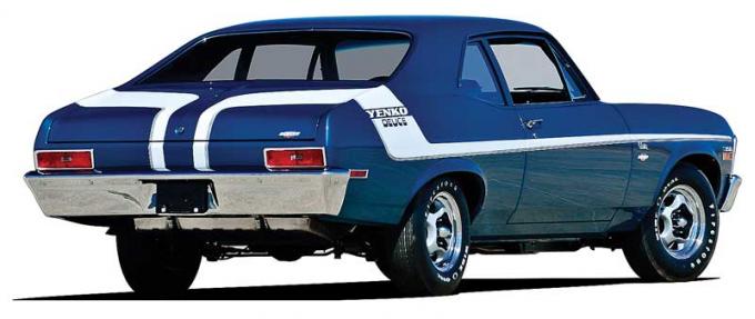 OER 1970 Nova White Yenko Deuce Stripe Set 14465