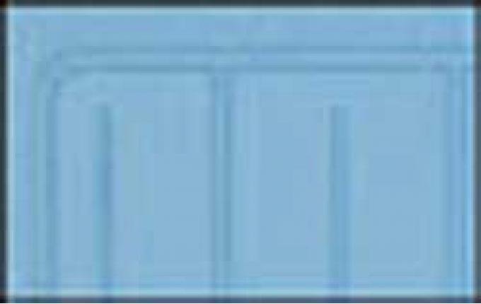 OER 1962-64 Chevy II / Nova Light Blue 2 Piece (Full Front / Full Rear) OE Style Rubber Floor Mat Set M62003