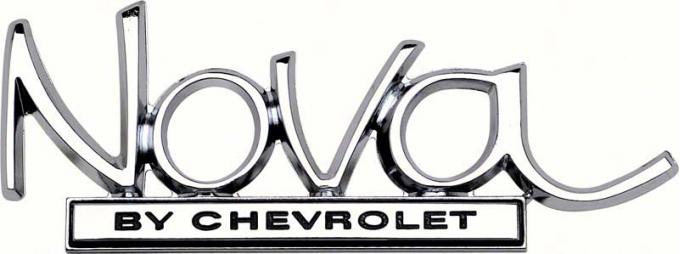 OER 1968-72 "Nova By Chevrolet" Trunk Emblem 8728940