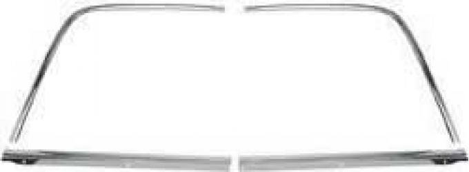 OER 1968-74 Chevy II, Nova, Rear Window Molding Set, 2 Door Coupe M1651