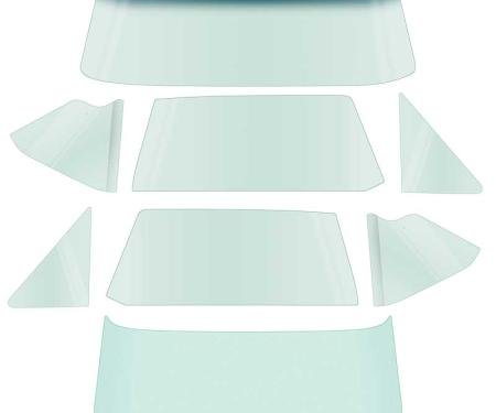 OER 1966-67 Chevy II / Nova 2 Door Hardtop, Glass Set (8 Piece), Tinted *NR805T