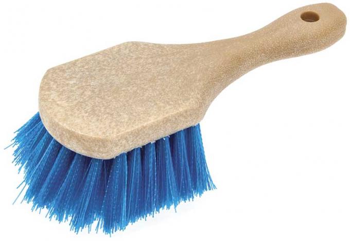 OER Scrub Brush Strong Bristles 8" Handle Blue K89836