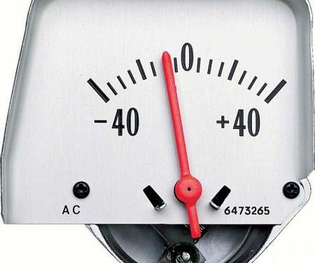 OER 1968-76 Silver Console Amp Gauge 6473265