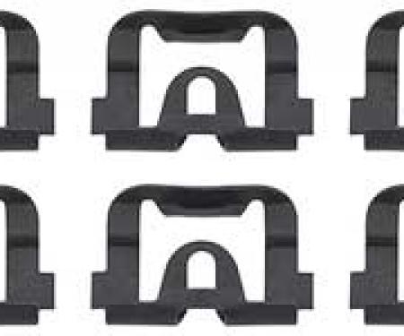 OER 1967-85 GM, Retaining Clip Set, For Front or Rear Window Molding, Steel, 14 Piece Set 153737
