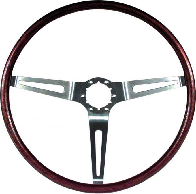 OER 1969-70 16" Simulated Rosewood Steering Wheel 3960722