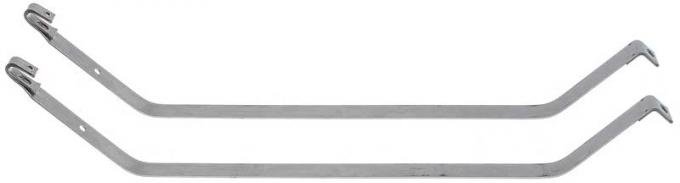 OER 1973-75 Nova, 1974-75 Camaro / Firebird Stainless Steel Fuel Tank Mounting Straps FT1102B