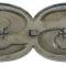OER 1973-74 Chevrolet Nova, "SS" Front Grill Emblem, with Hardware, GM Licensed 6258813