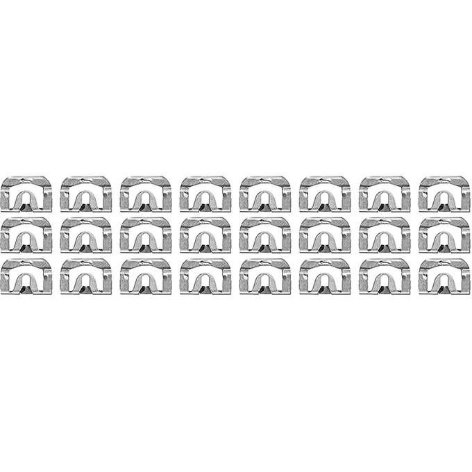 OER 1967-72 GM, Molding Clip, Windshield or Back Window, Upper, Lower, 24 Piece Set 154010