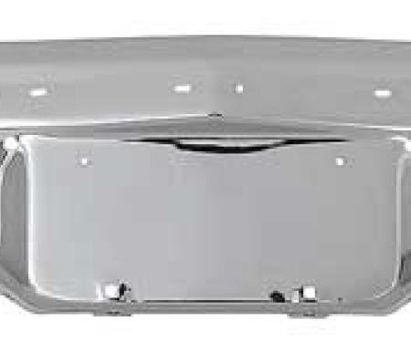 1974 Nova Front Bumper with Bumper Strip Holes, Chrome