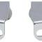 OER 1964-72 Chevelle, 1967-69 Camaro, 1968-74 Nova, Power Brake Booster Brackets, For Boosters With 3-3/8" Square Bolt Pattern, Chrome 153649B