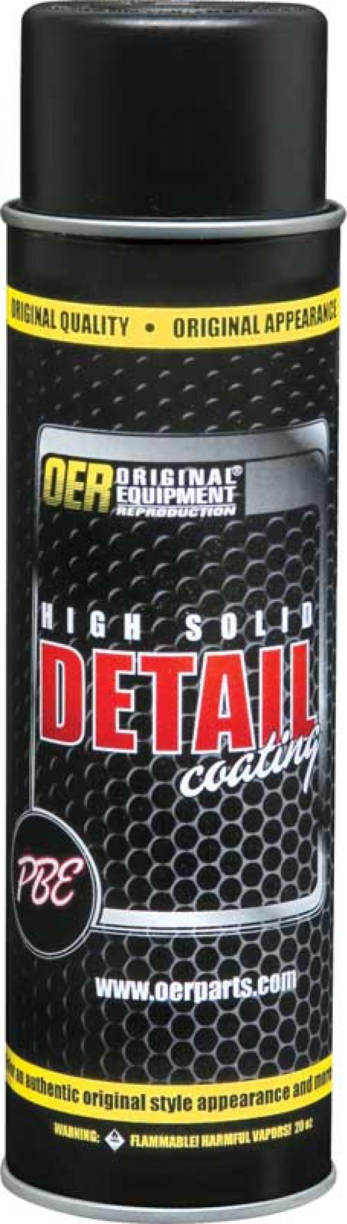 OER Dark Gray High Solids Detail Coating 16 Oz Net Weight Aerosol Can K89581