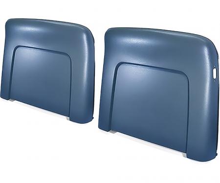 OER 1968-72 Buick, Cadillac, Chevrolet, Oldsmobile, Pontiac, Strato Bench or Bucket, Seat Back Panels, Reclining Style, Medium Blue ABS N1027