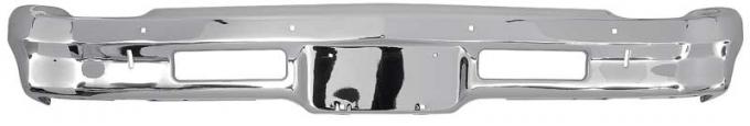 1973 Chevrolet Nova, Front Bumper, Chrome, without Impact Strip Holes