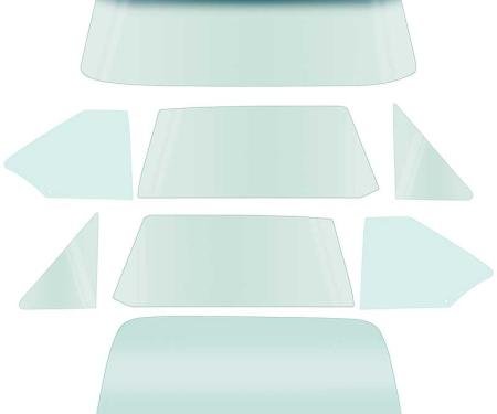 OER 1968-72 Chevy II / Nova / Ventura, 2-Door Coupe, Glass Set, (8 Piece), Tinted, Without Antenna *NR807T
