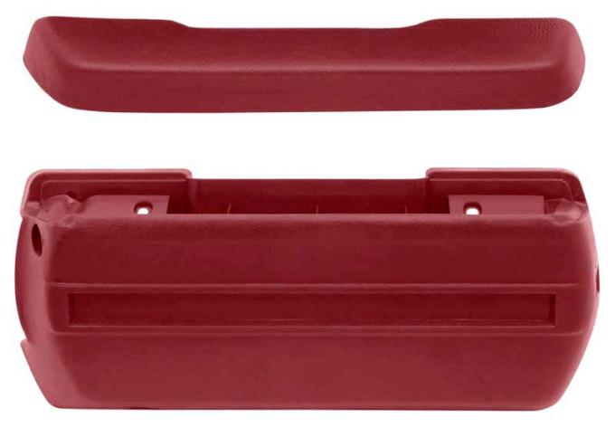 OER 1968-72 Standard Red Front Arm Rest Kit *R4902