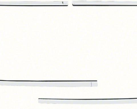 OER 1968-74 Chevy II / Nova 2 Door Windshield Molding Set R1650