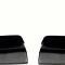 1962-67 Chevy II / Nova, Windlace End Caps, Black, Pair