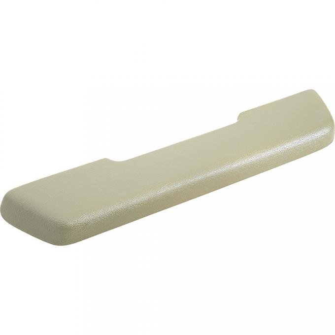 1968-72 Buick, Chevrolet, Oldsmobile, Pontiac, Front Arm Rest Pad, Urethane Reproduction, 12" Length, LH, Ivy Gold
