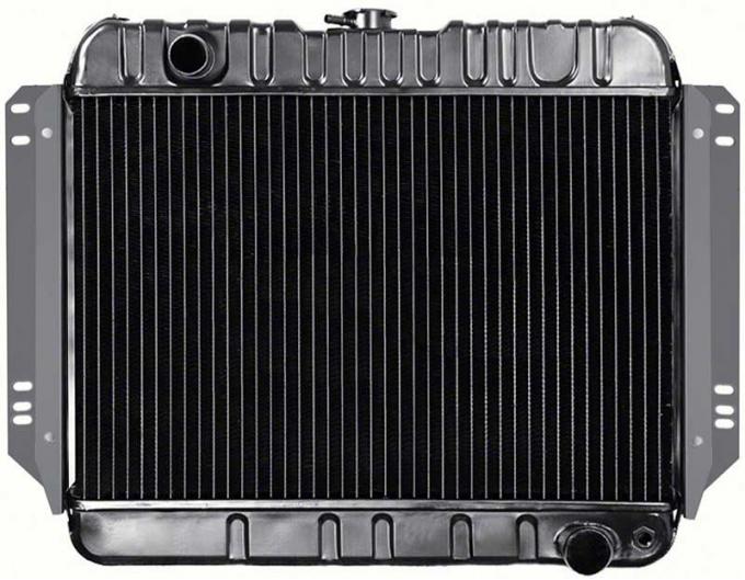 OER 1963-65 Inova V8 283/327 W/ MT - Radiator 3 Row Inlet On Driver Side (15-1/2" X 23-1/2" X 2" Core) CRD1313S
