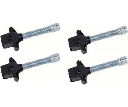 OER 1968-79 Buick, Chevy, Olds, Pontiac, Headlamp Beam Adjusting Screw And Nut Set, Set of 4 *GH9385Z