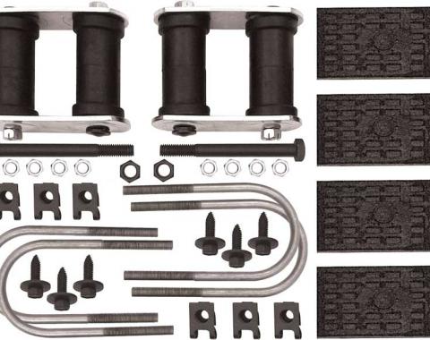 OER 1967-74 Multi-Leaf Rear Leaf Spring Installation Kit - w/o Sway Bar - Various Models R363