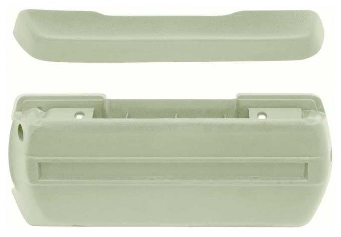 OER 1968-72 Standard Ivy Gold Front Arm Rest Kit *R4909