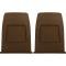 OER 1971-78 Camaro, Firebird, 1973-79 Nova, X-Body, 1971-80 H-Body, Bucket Seat Back Panel Set, Dark Saddle K7118