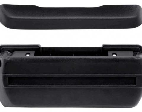 OER 1968-72 Standard Black Front Arm Rest Kit *R4901