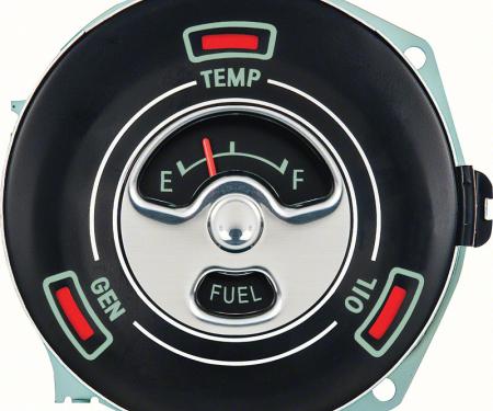 OER 1963-1965 Chevy Nova Super Sport, Fuel Gauge, with Temp, Gen, Oil Lights 5644639
