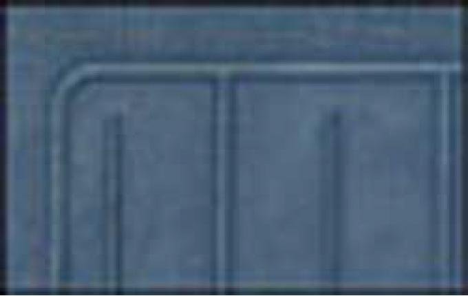 OER 1962-64 Chevy II / Nova Dark Blue 2 Piece (Full Front / Full Rear) OE Style Rubber Floor Mat Set M62012