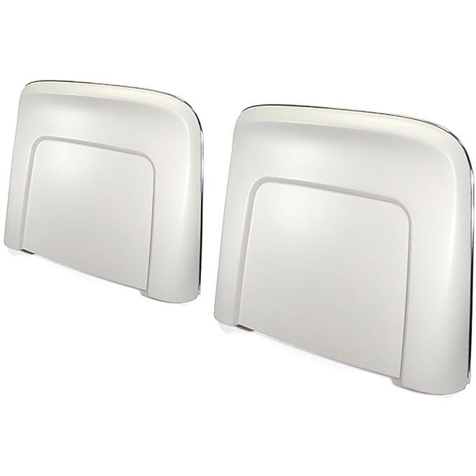 1966 Buick, Cadillac, Chevrolet, Oldsmobile, Pontiac, Strato Bench or Bucket, Seat Back Panels, White ABS