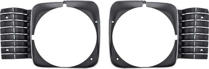 OER 1969-72 Nova Headlamp Bezels - Standard Replacement C1671A