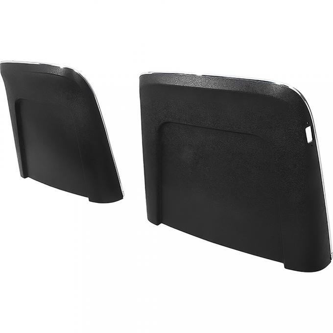 OER 1967 Buick, Cadillac, Chevrolet, Oldsmobile, Pontiac, Strato Bench or Bucket, Seat Back Panels, Black ABS N1018