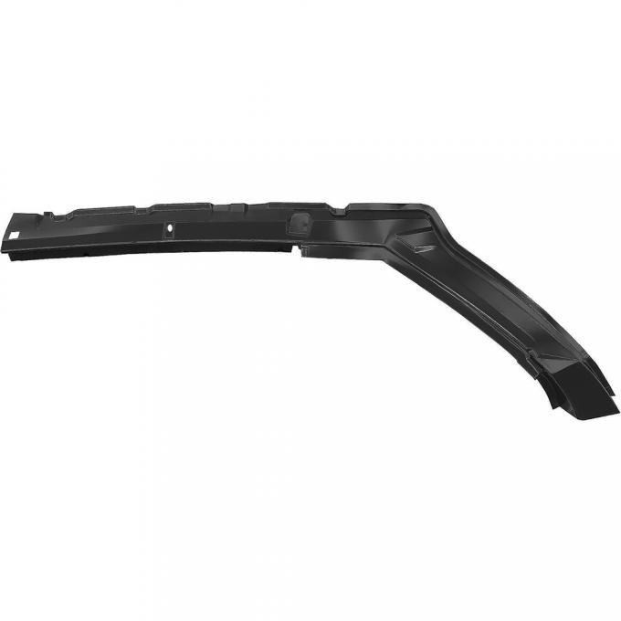 1968-1972 Chevy II / Nova 2 Door Coupe Outer Left Roof Structure Side Rail with Bottom Bracket (From A-Pillar to Rear Wheelhouse)