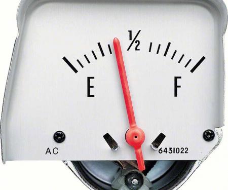 OER 1968-76 Silver Console Fuel Gauge 6431423