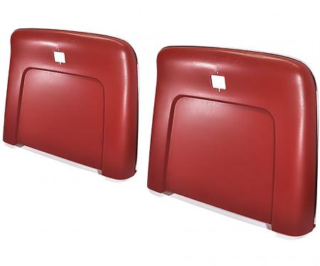OER 1969-72 Buick, Cadillac, Chevrolet, Oldsmobile, Pontiac, Strato Bench or Bucket, Seat Back Panels, Red ABS N1102