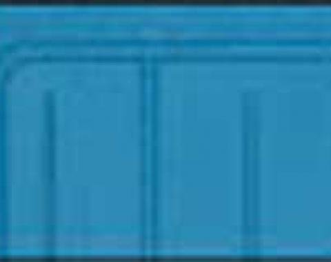 OER 1962-64 Chevy II / Nova Medium Blue 2 Piece (Full Front / Full Rear) OE Style Rubber Floor Mat Set M62008