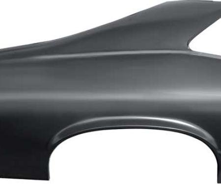 1968-69 Chevy II, Nova, Complete Rear Quarter Panel, 2 Door, RH Passenger Side