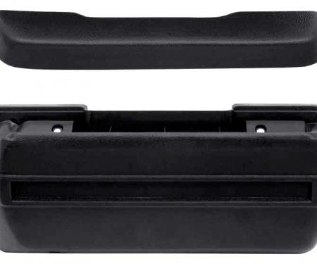 OER 1968-72 Standard Black Front Arm Rest Kit *R4901