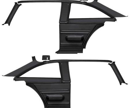 OER 1975-79 Nova, Ventura, Skylark, Omega , Interior Trim Molding Kit, 2 Door, Sedan, 14-Piece, Black *N1460