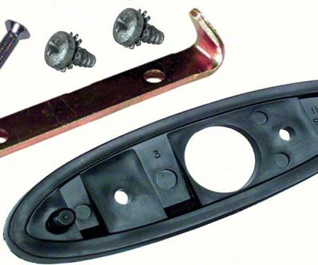 OER 1970-81 Camaro / Firebird, 1970-74 Nova Bullet Mirror Mounting Kit, LH *R313