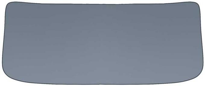 1966-67 Chevy II / Nova 2 Door Hardtop Back Glass Smoke Gray Tinted